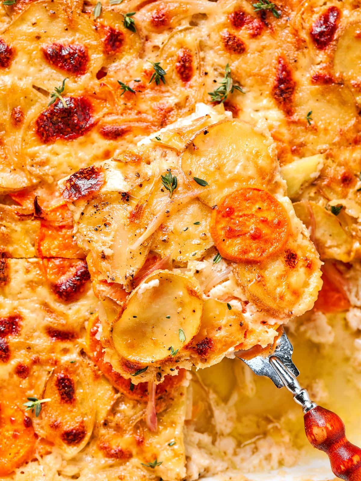 And Scalloped Potatoes for the Sharing Bowl