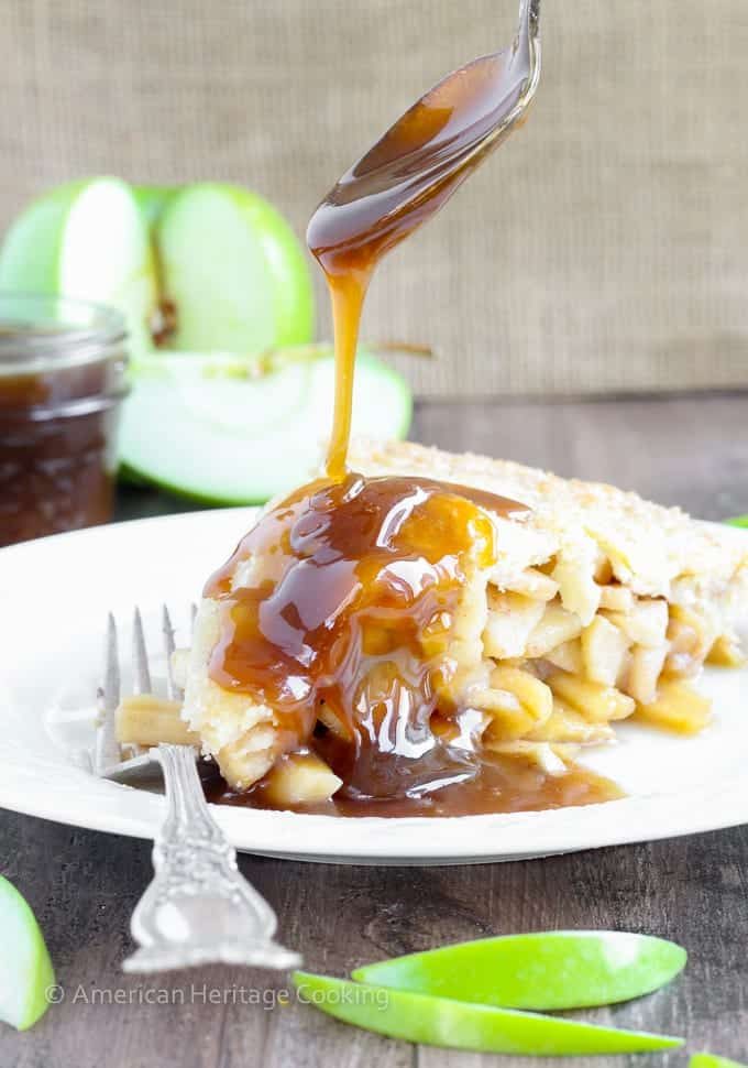 Apple Butterscotch Pie in a Pastry Shell