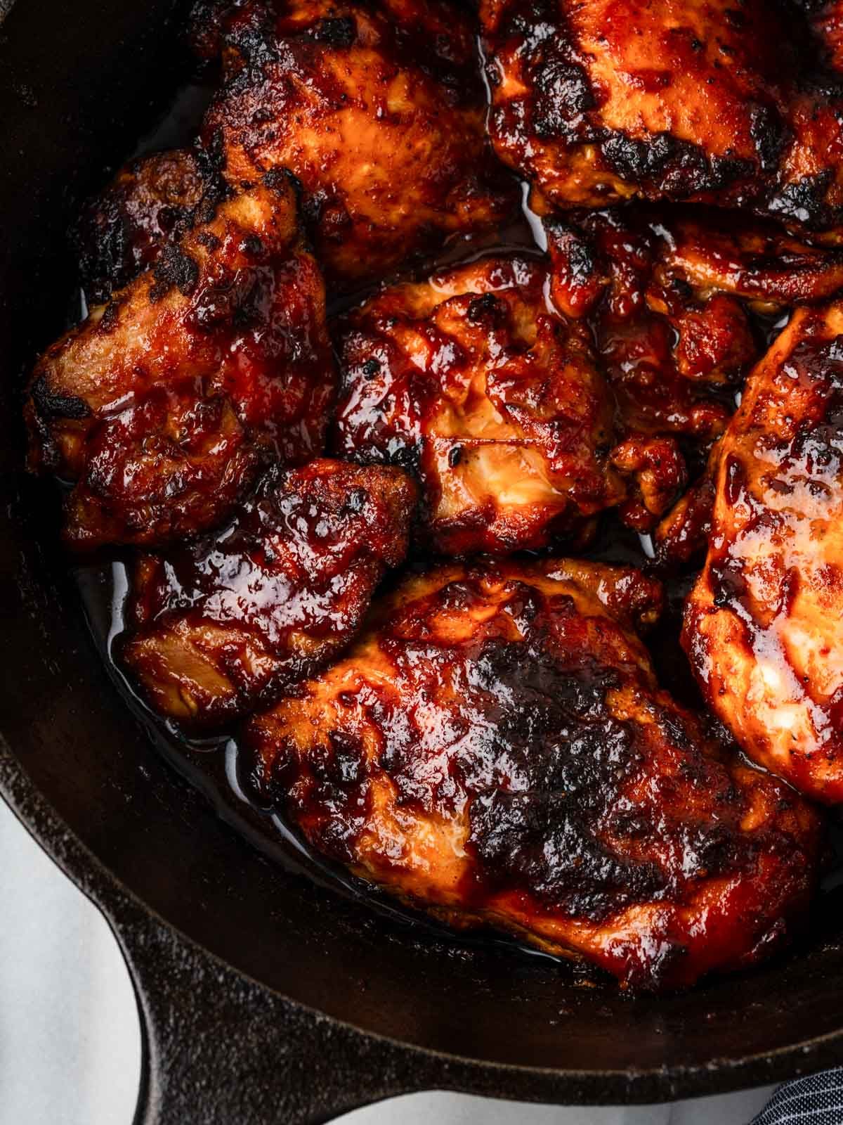 Baked BBQ Chicken Breast Cooked Through