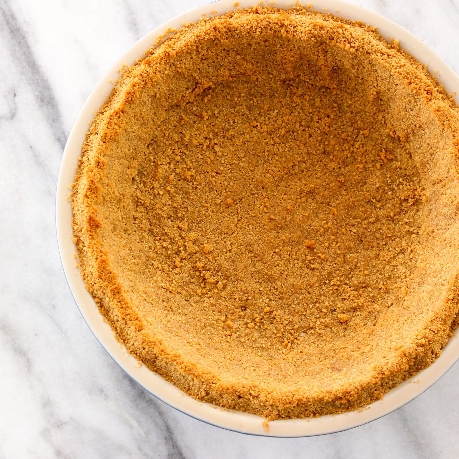 Baked Graham Cracker Crust after Supper