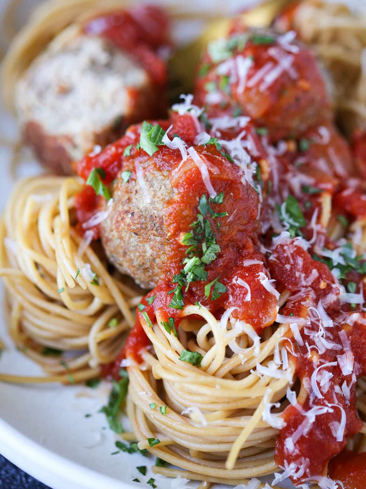 Baked Turkey Meatballs for a Shared Platter
