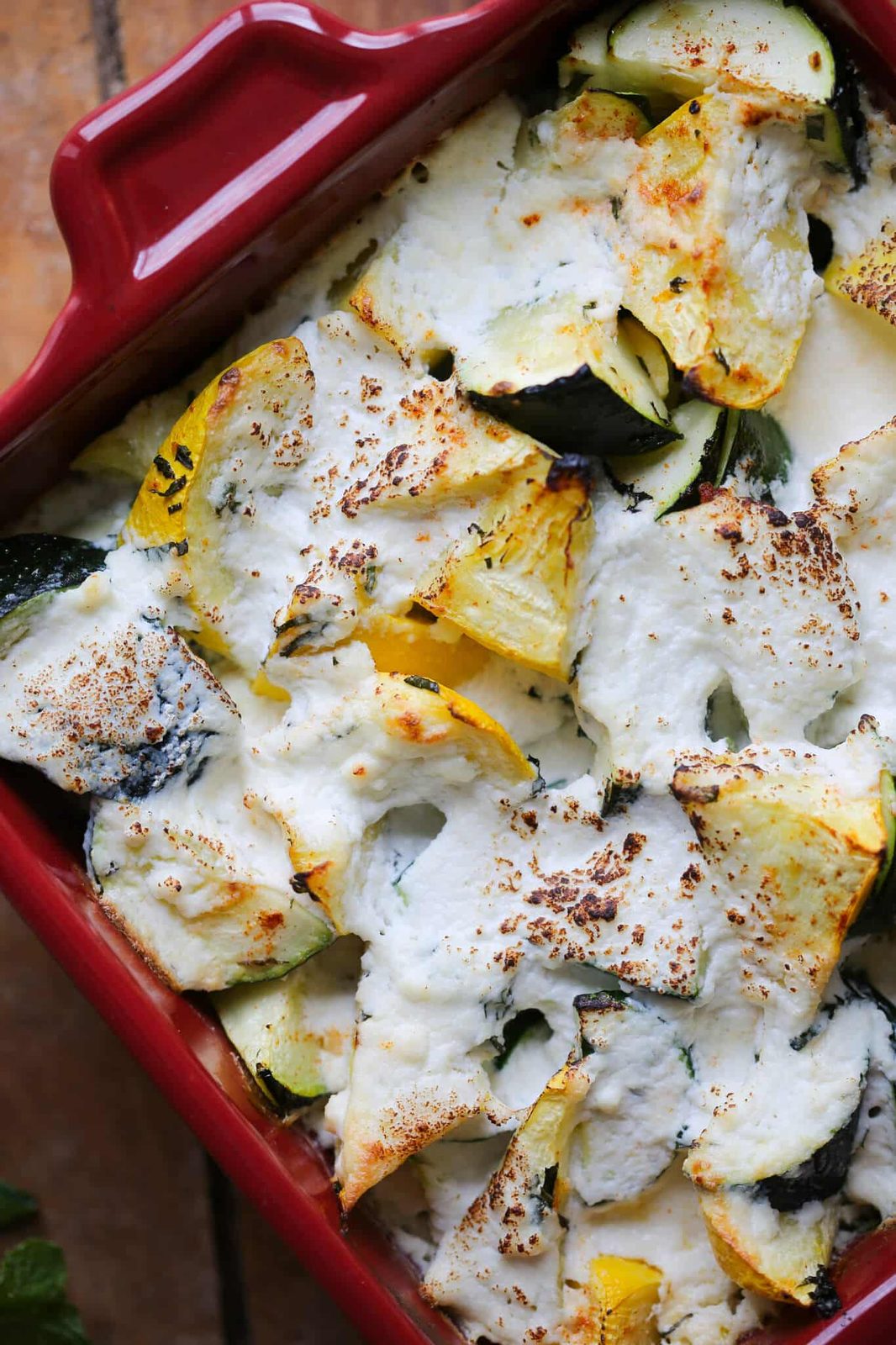 Baked Zucchini and Ricotta Casserole for the Sharing Bowl