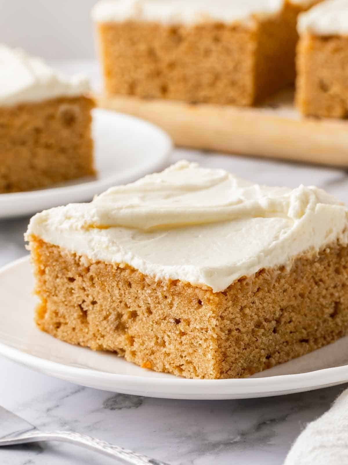 Banana Cake with Cream Cheese Frosting Whipped for Cakes