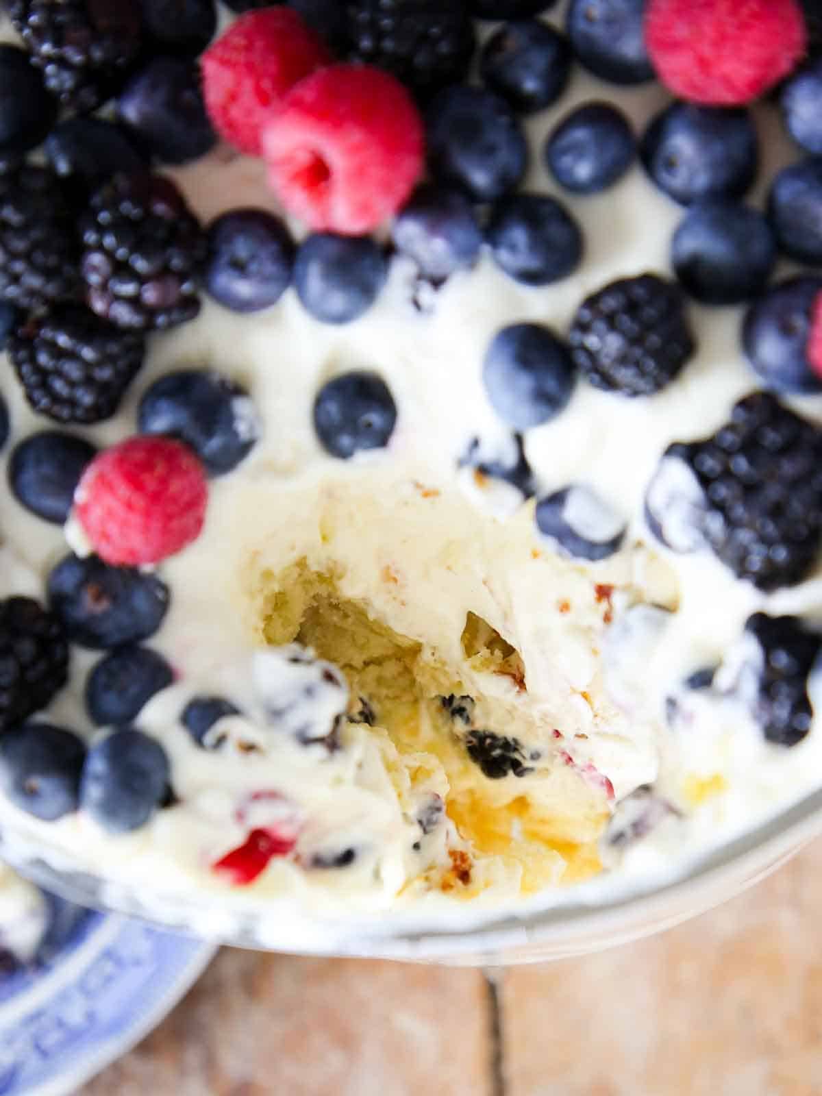 Berry Trifle for the Dessert Plate