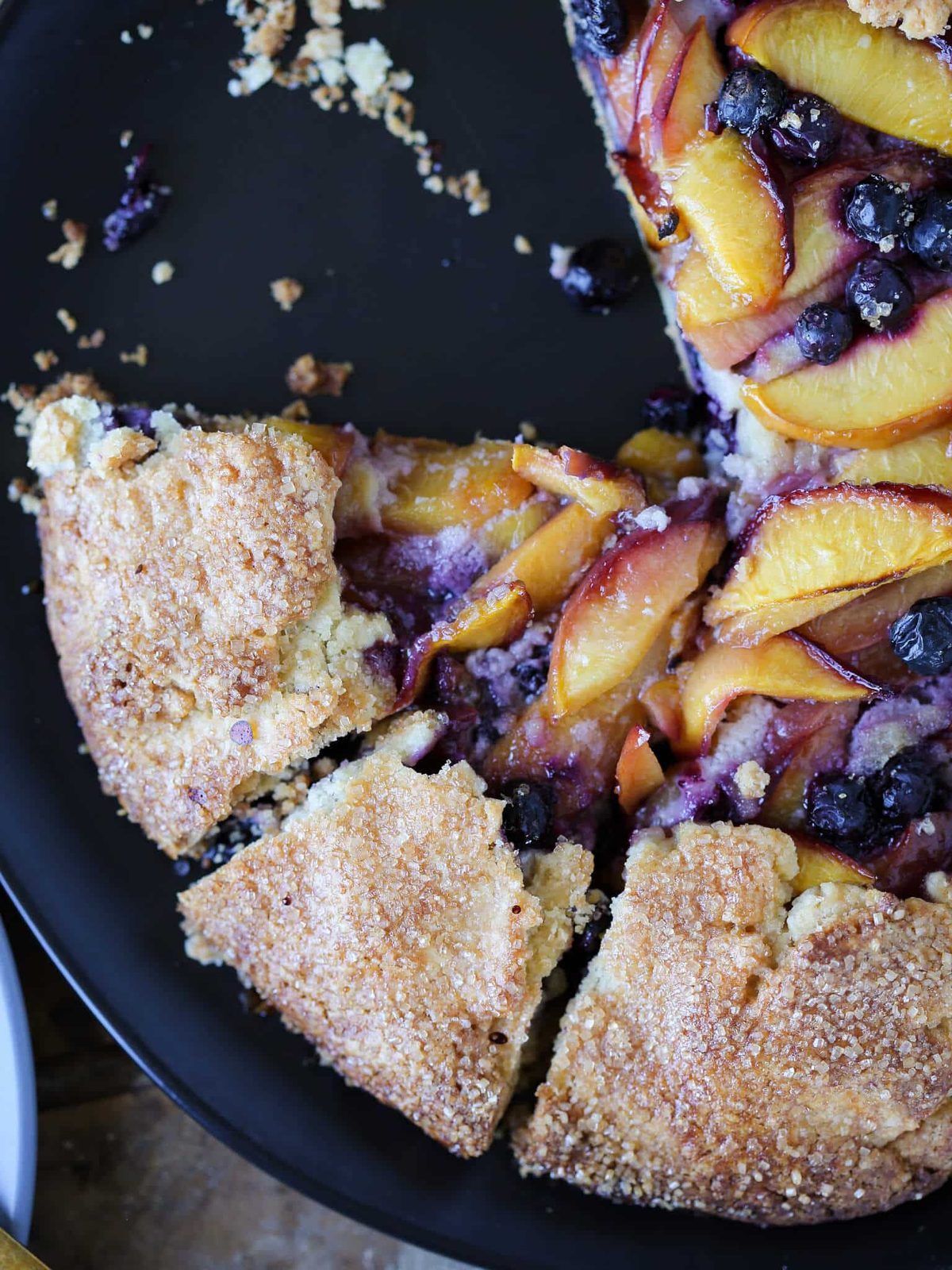 Blueberry Nectarine Galette for the Dessert Plate