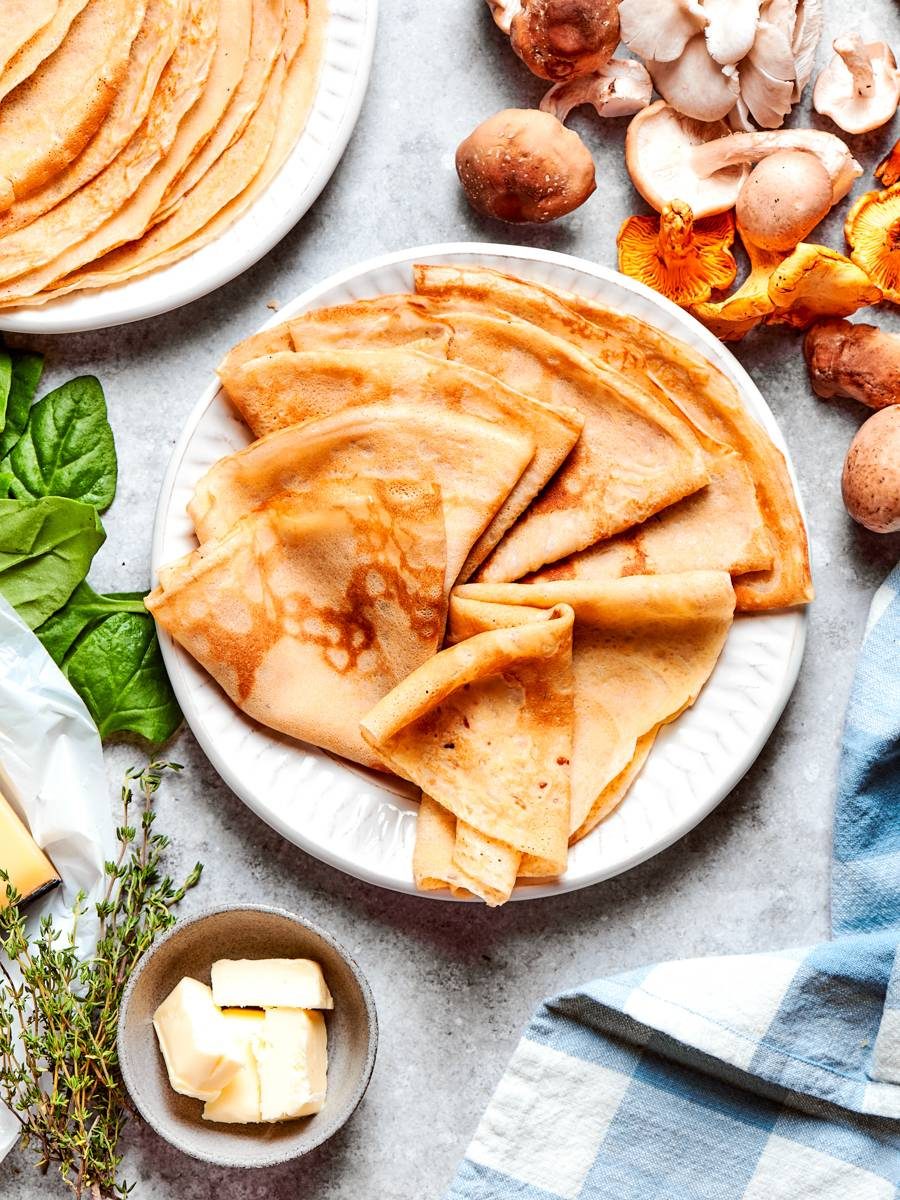 Buckwheat Crepes with a Clear Method