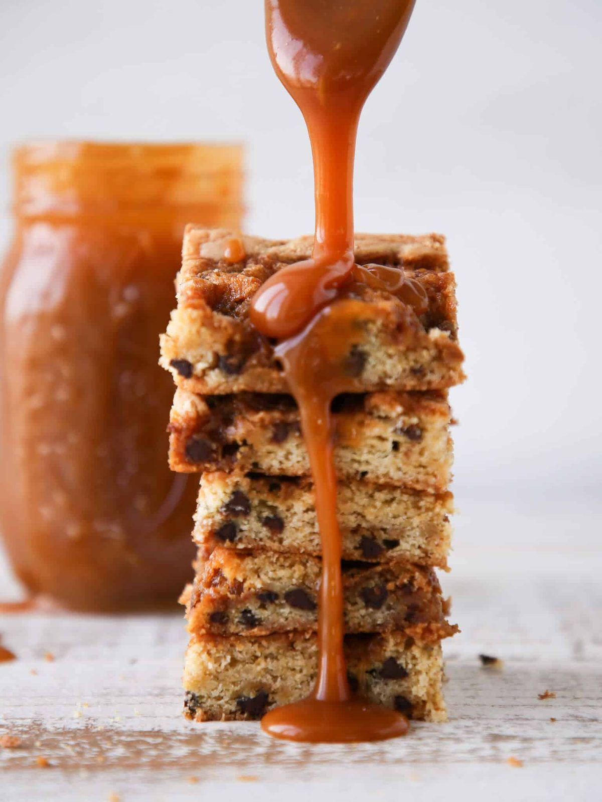 Caramel Blondies for the Dessert Plate