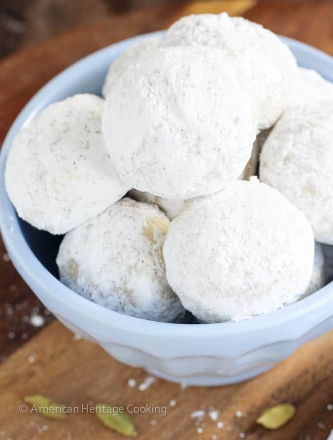 Cardamom Walnut Snowballs after Supper