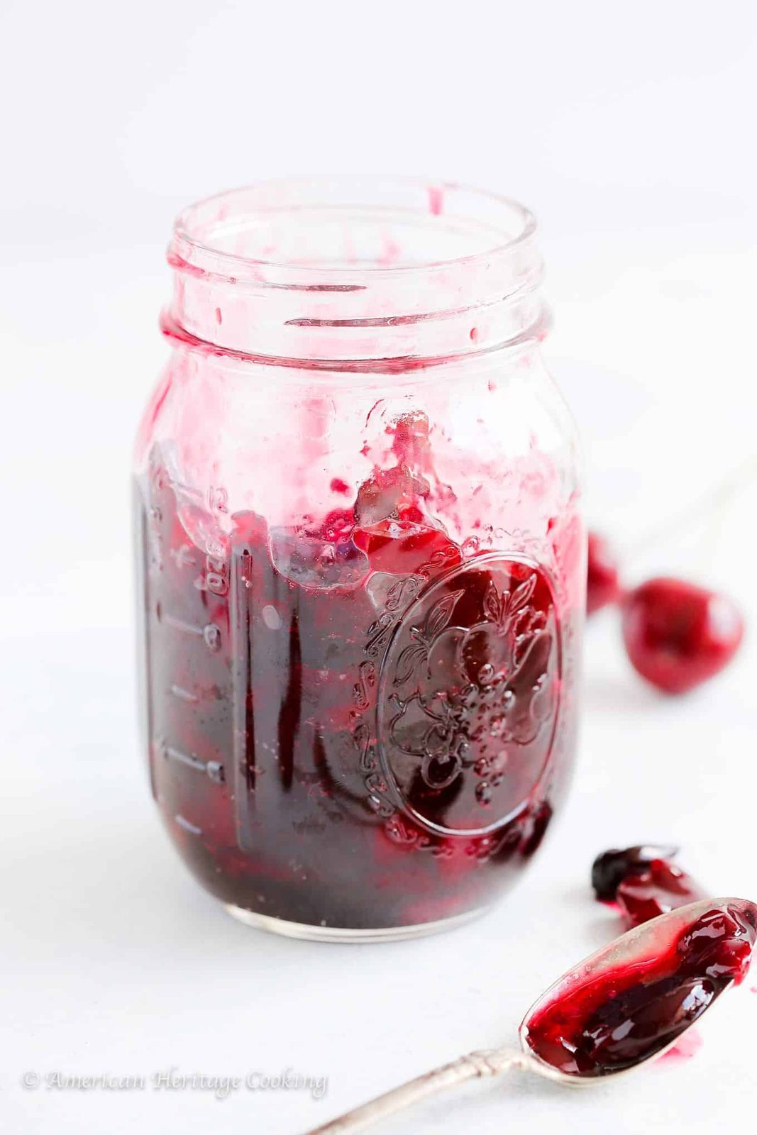 Cherry Preserves with a Clear Method
