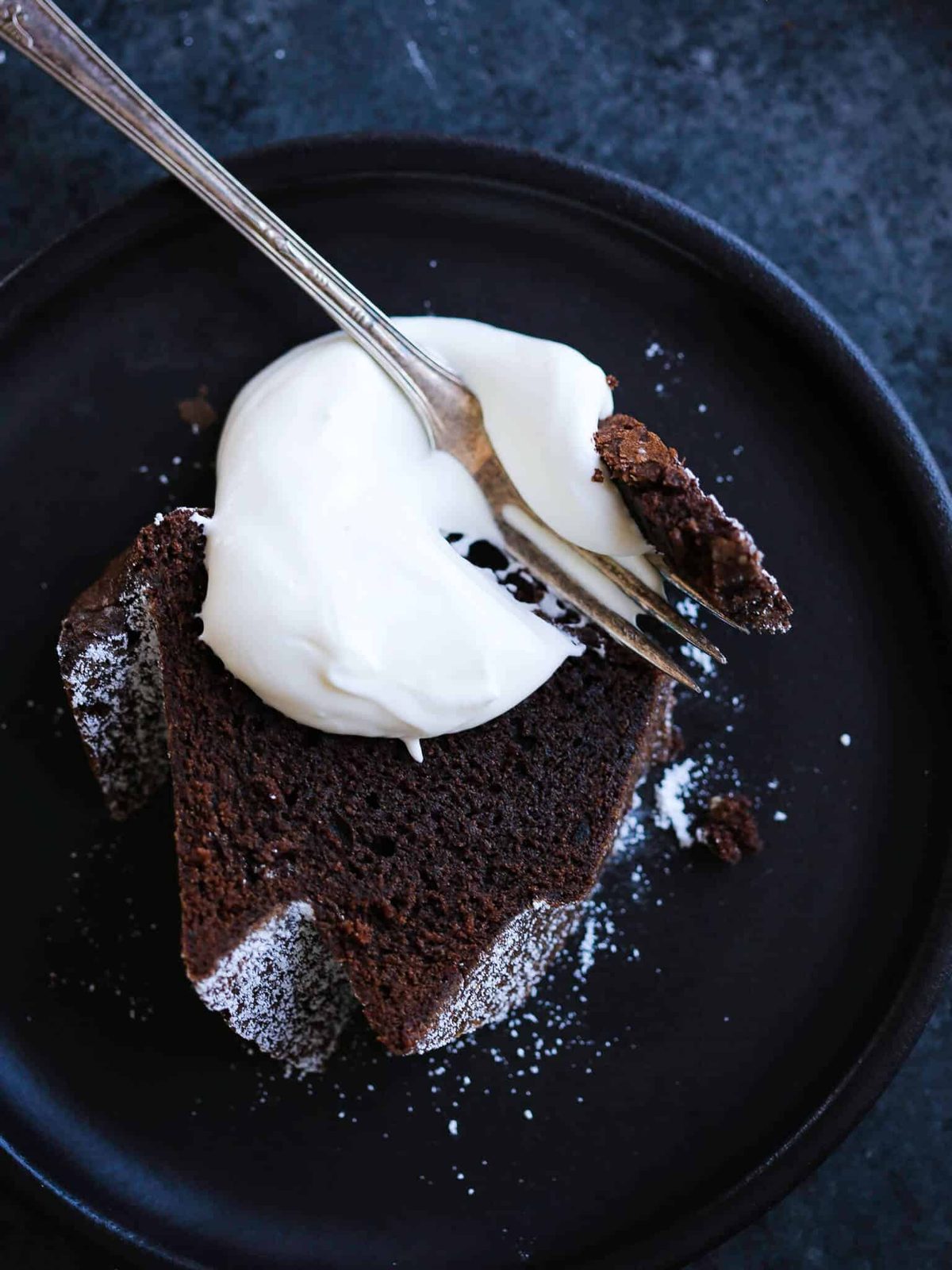 Chocolate Pound Cake with a Soft Crumb