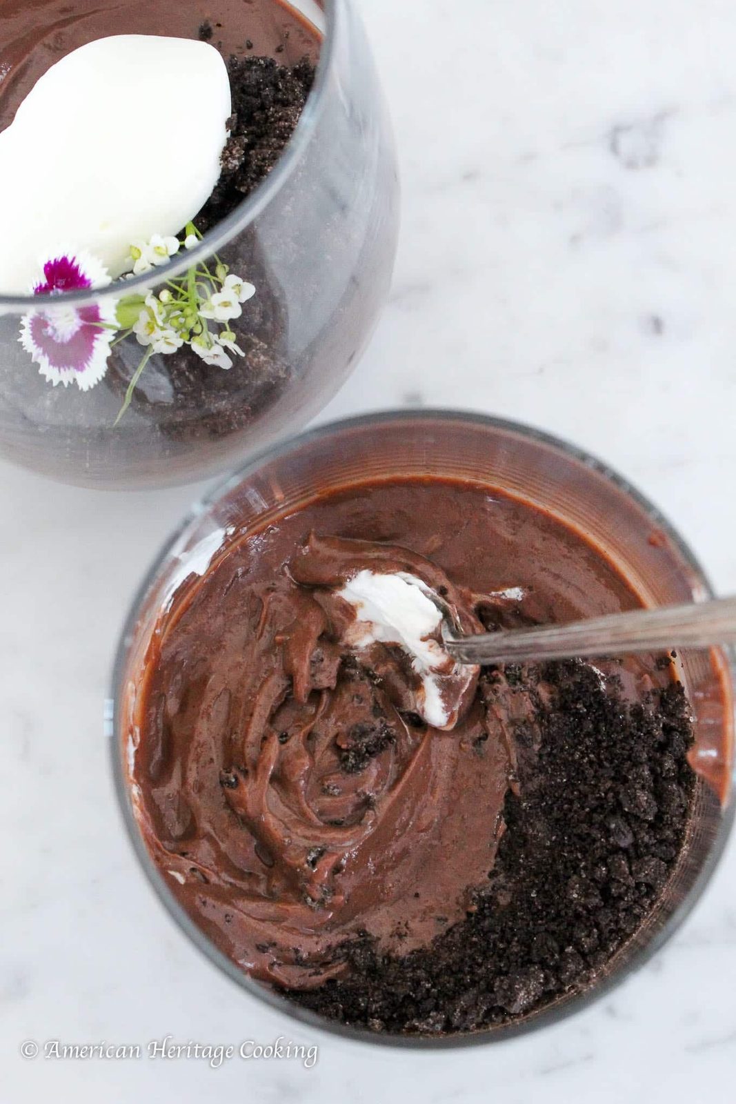 Chocolate Pudding for the Dessert Plate