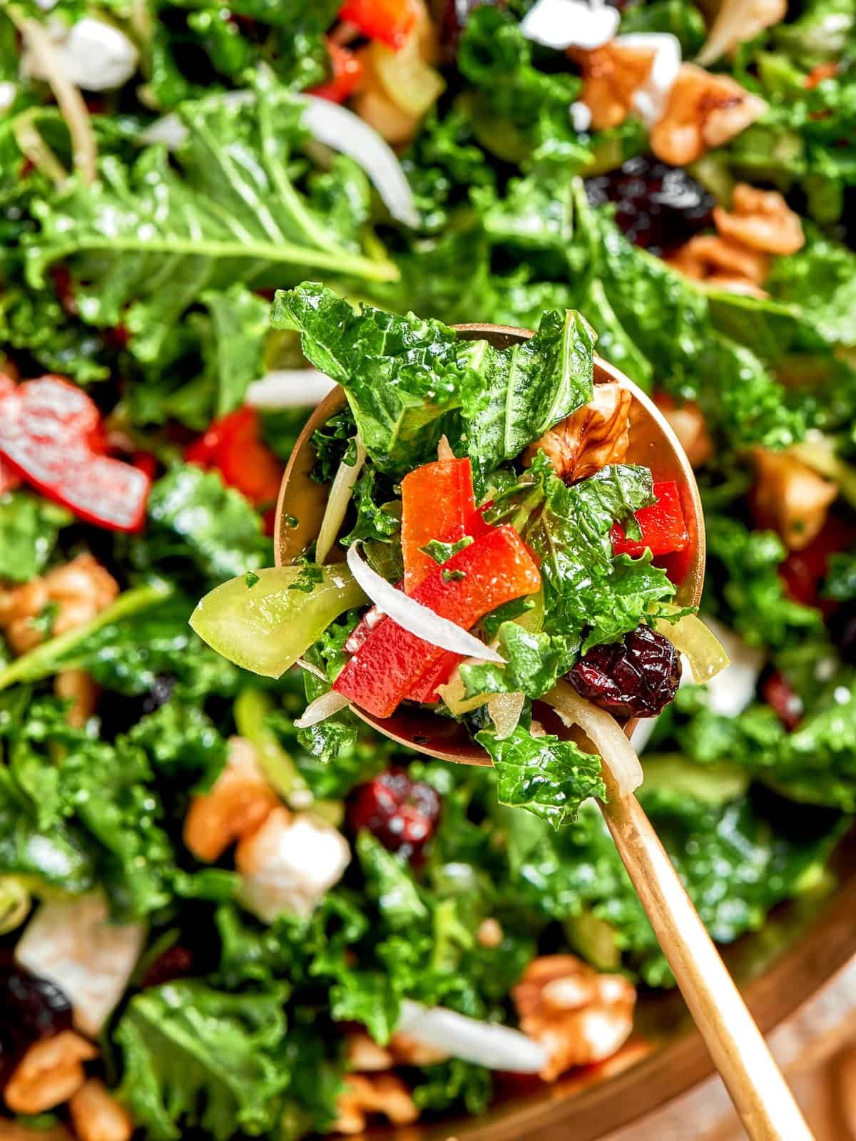 Chopped Kale Salad for a Bright Plate