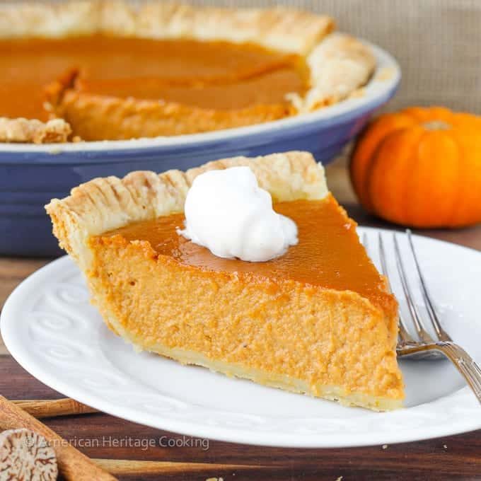 Classic Pumpkin Pie with a Twist Cooled Before Slicing
