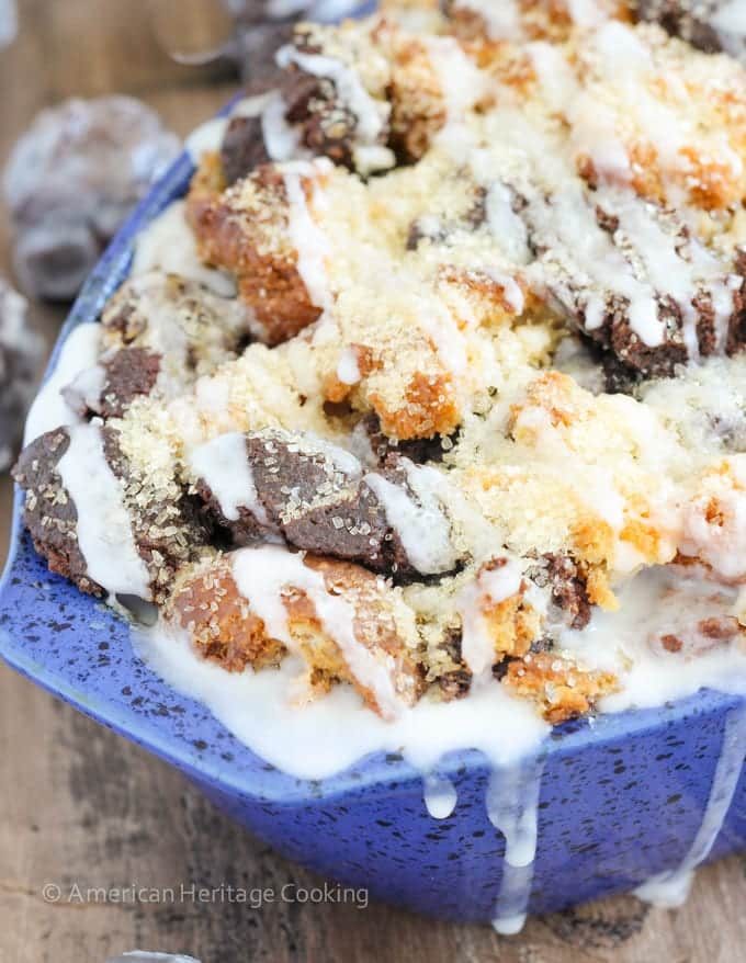 Coffee Donut Bread Pudding with a Steady Rise