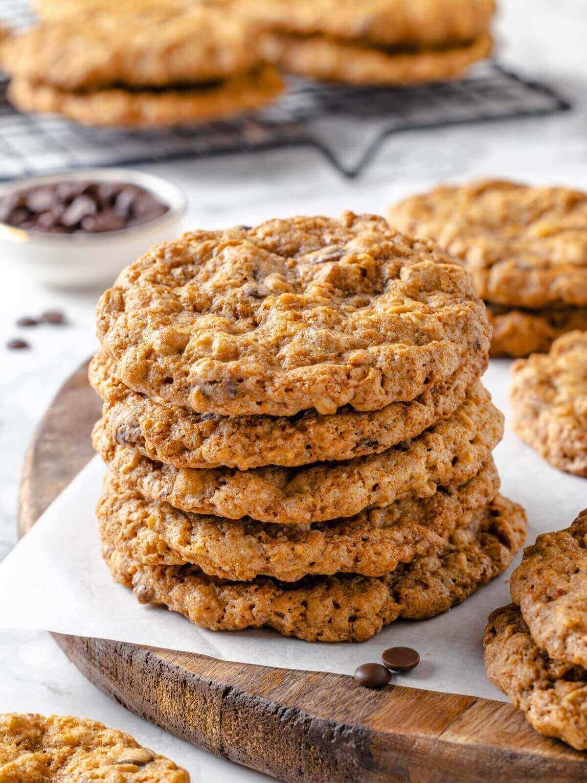 Cowboy Cookie with a Soft Middle