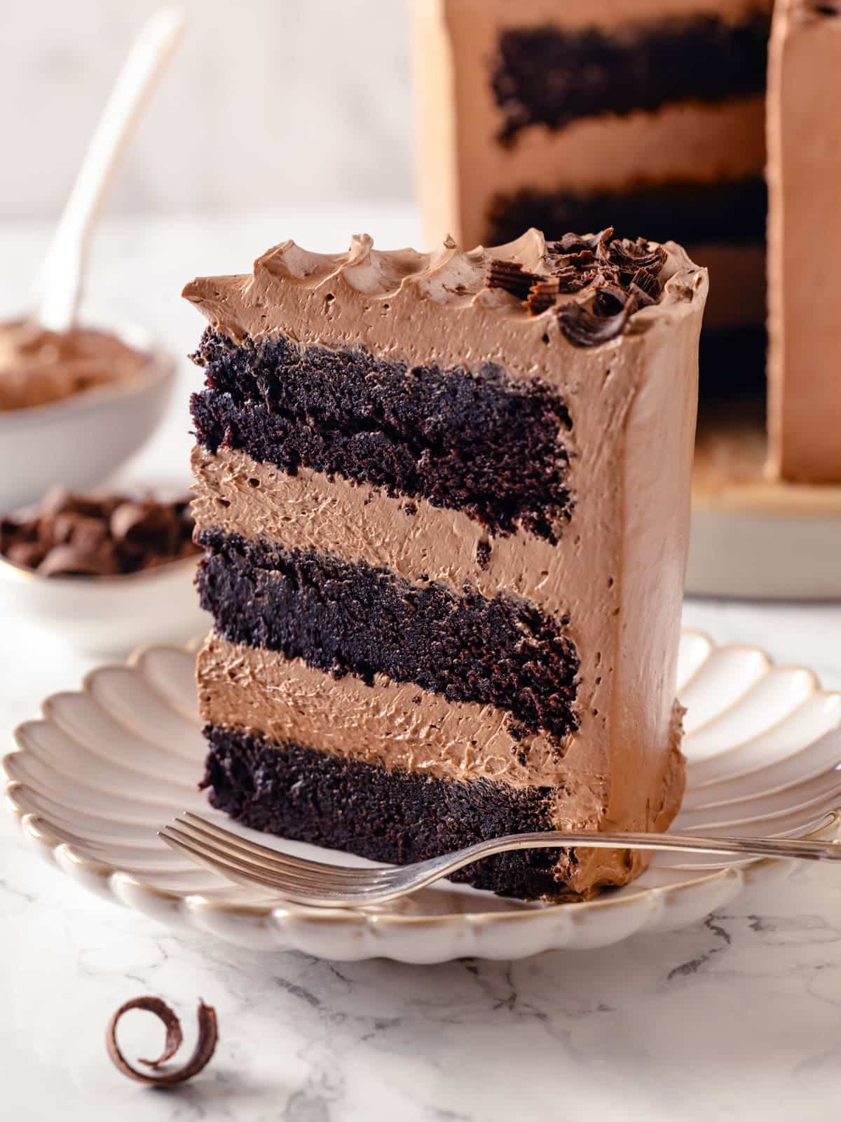 Devil’s Food Cake with a Soft Crumb