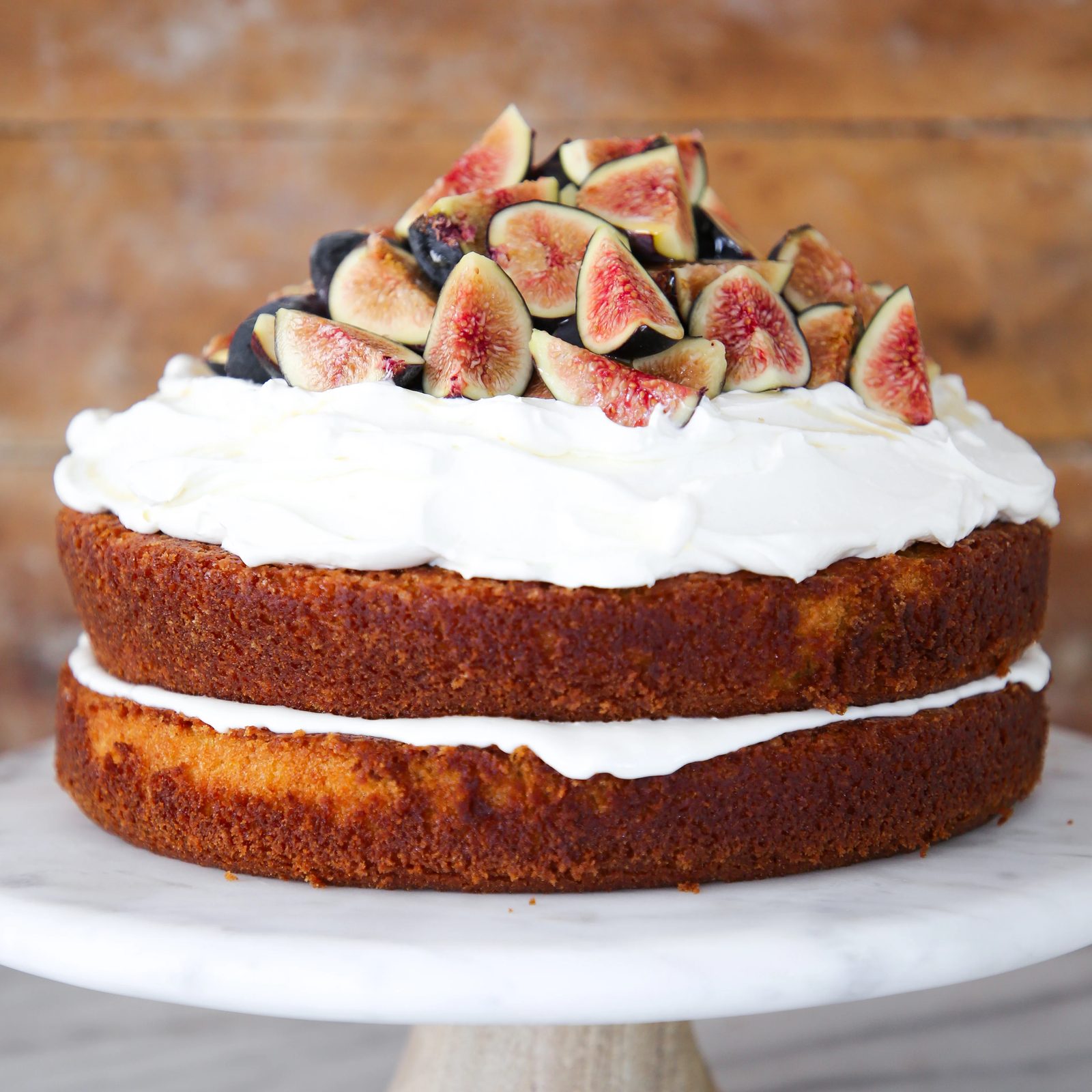 Fig Olive Oil Cake with a Soft Crumb