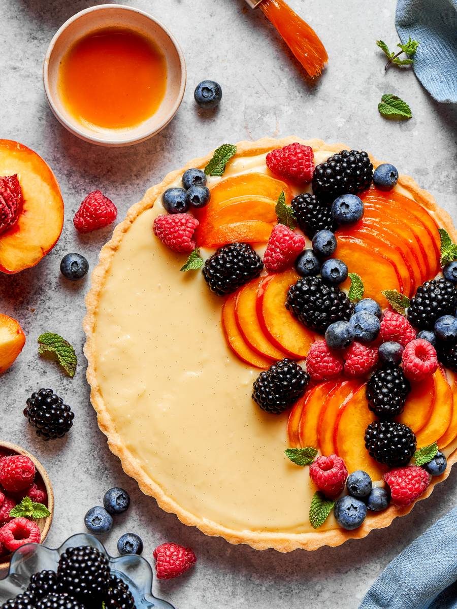 Fruit Tart in a Pastry Shell