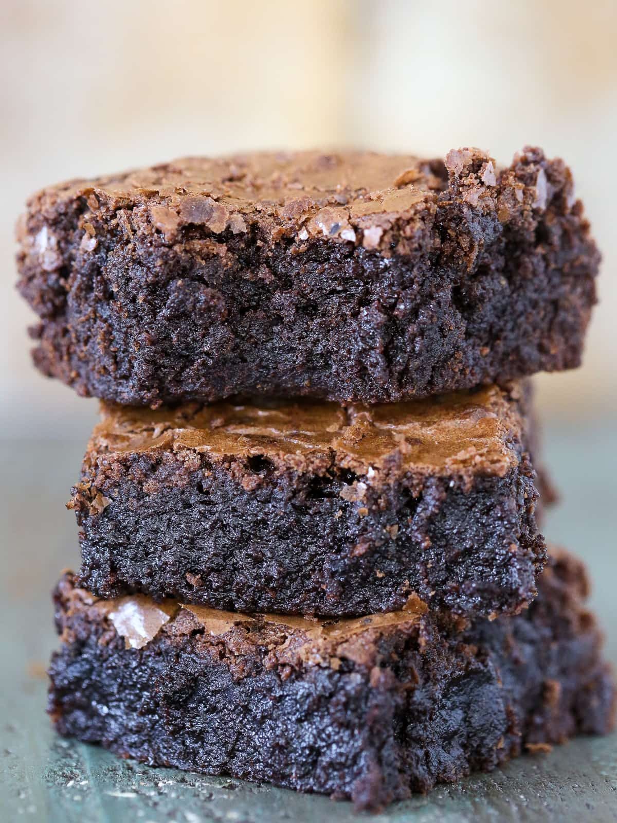 Fudgy Brownie Cut into Squares