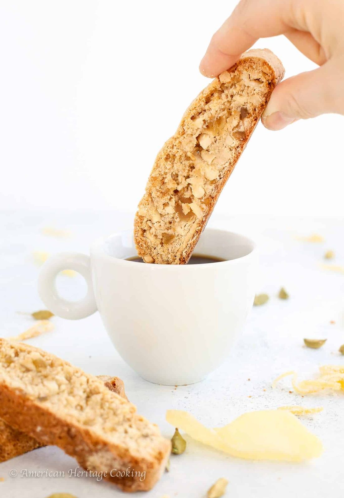 Ginger Orange Almond Biscotti after Supper