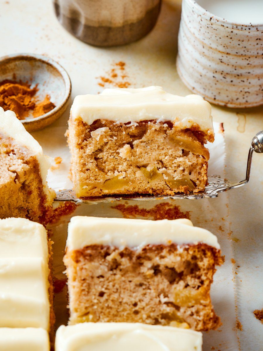 Gingerbread Apple Cake with a Soft Crumb