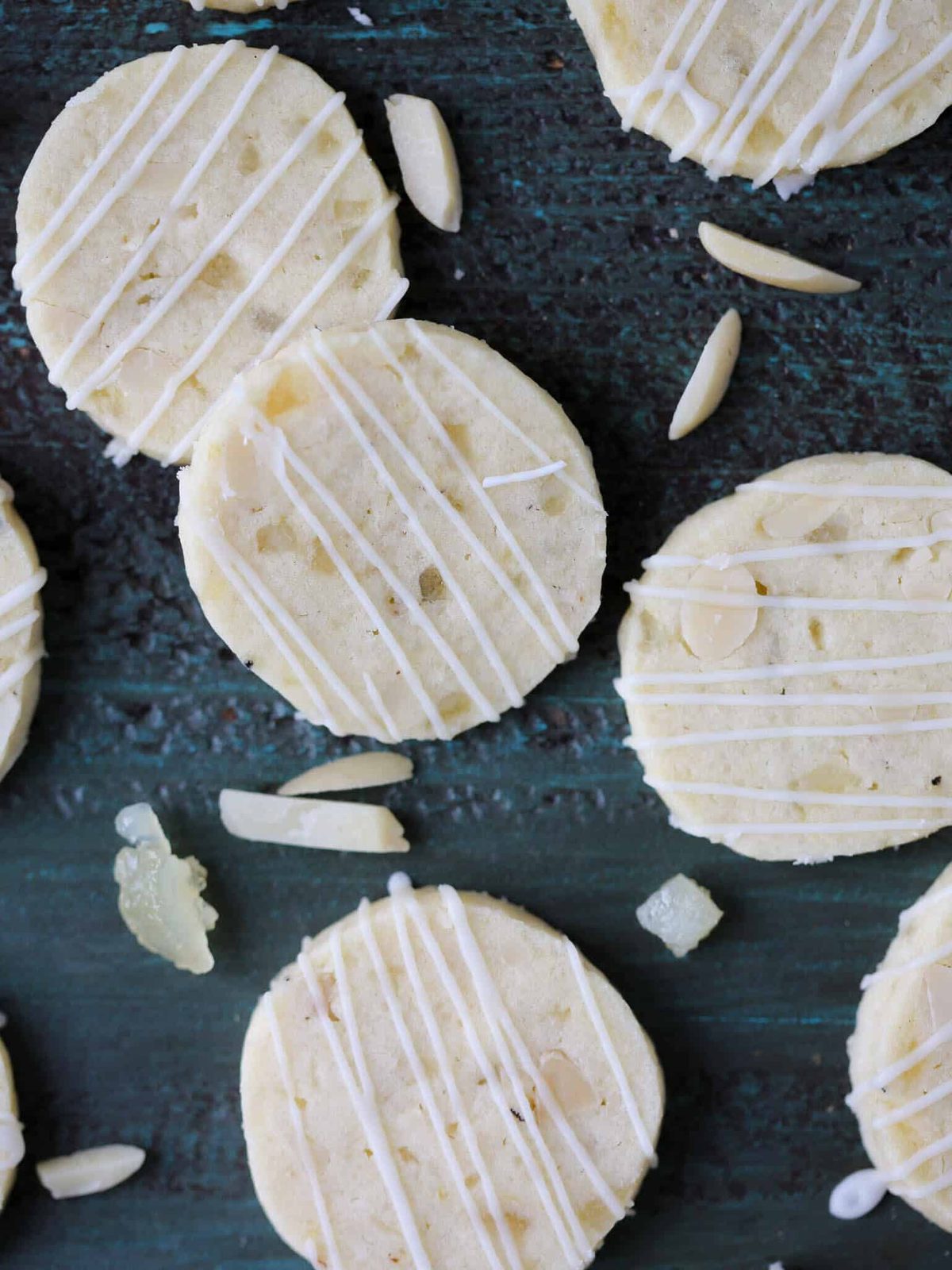 Ice Box Cookies (Refrigerator Cookies) Baked Until the Edges Set