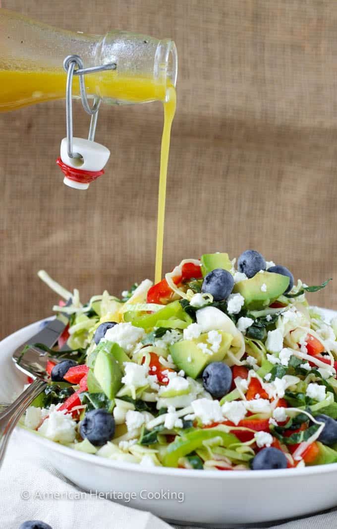 Kale Cabbage Salad for a Bright Plate