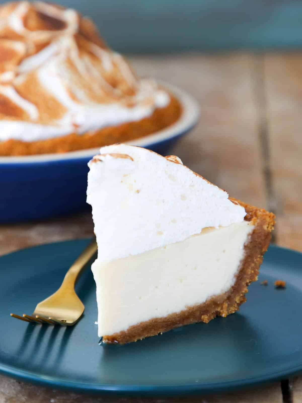 Key Lime Pie Cooled Before Slicing