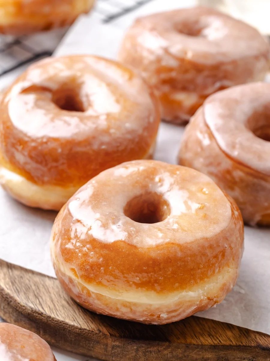 Krispy Kreme Donut with a Tender Crumb