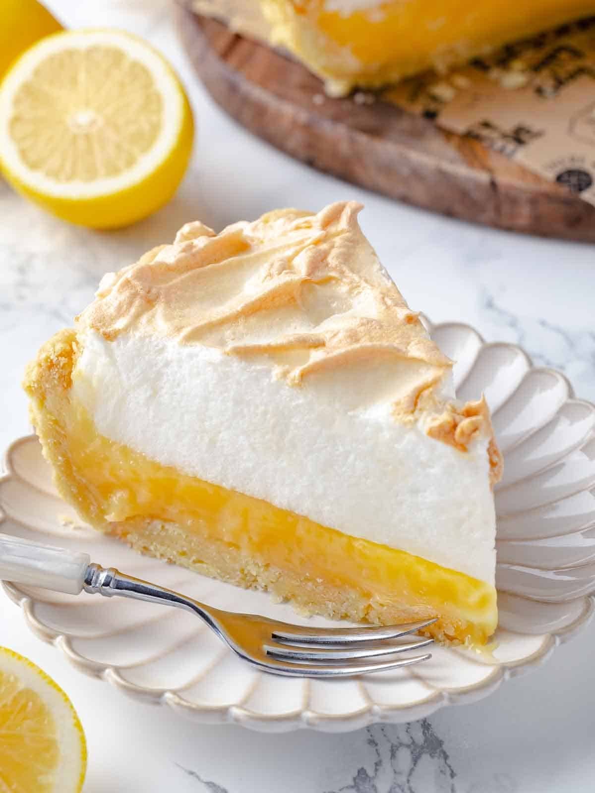 Lemon Meringue Pie in a Pastry Shell