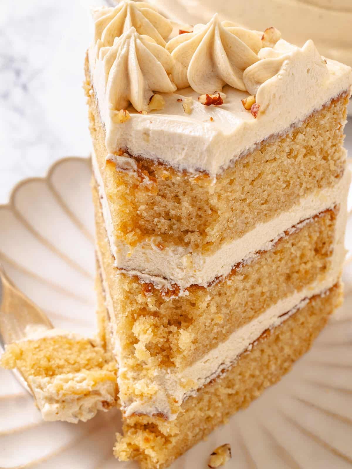 Maple Cake with a Soft Crumb