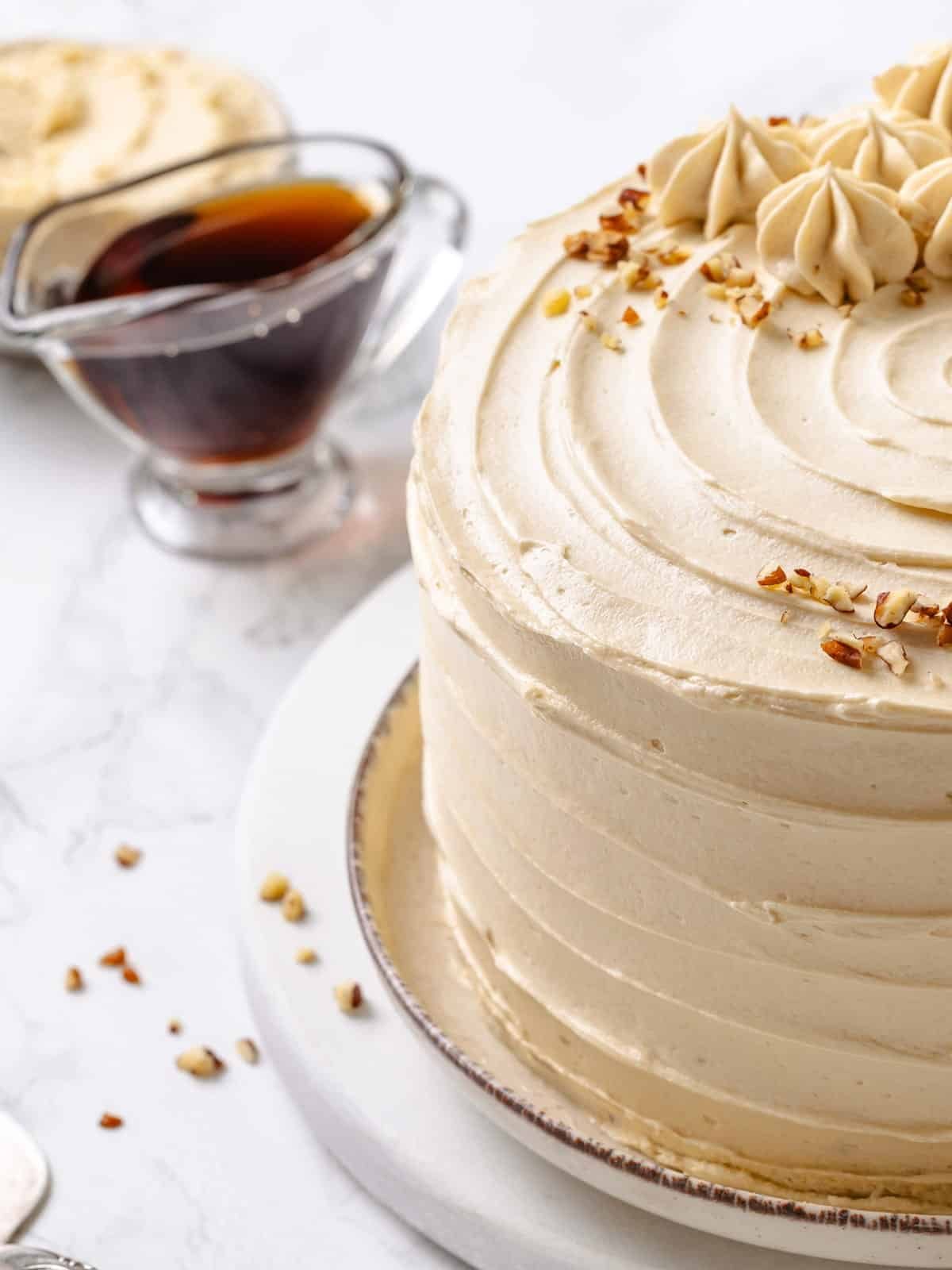Maple Frosting for a Smooth Finish