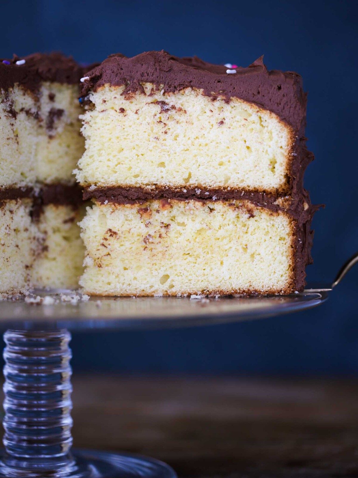 Moist Yellow Cake with a Soft Crumb