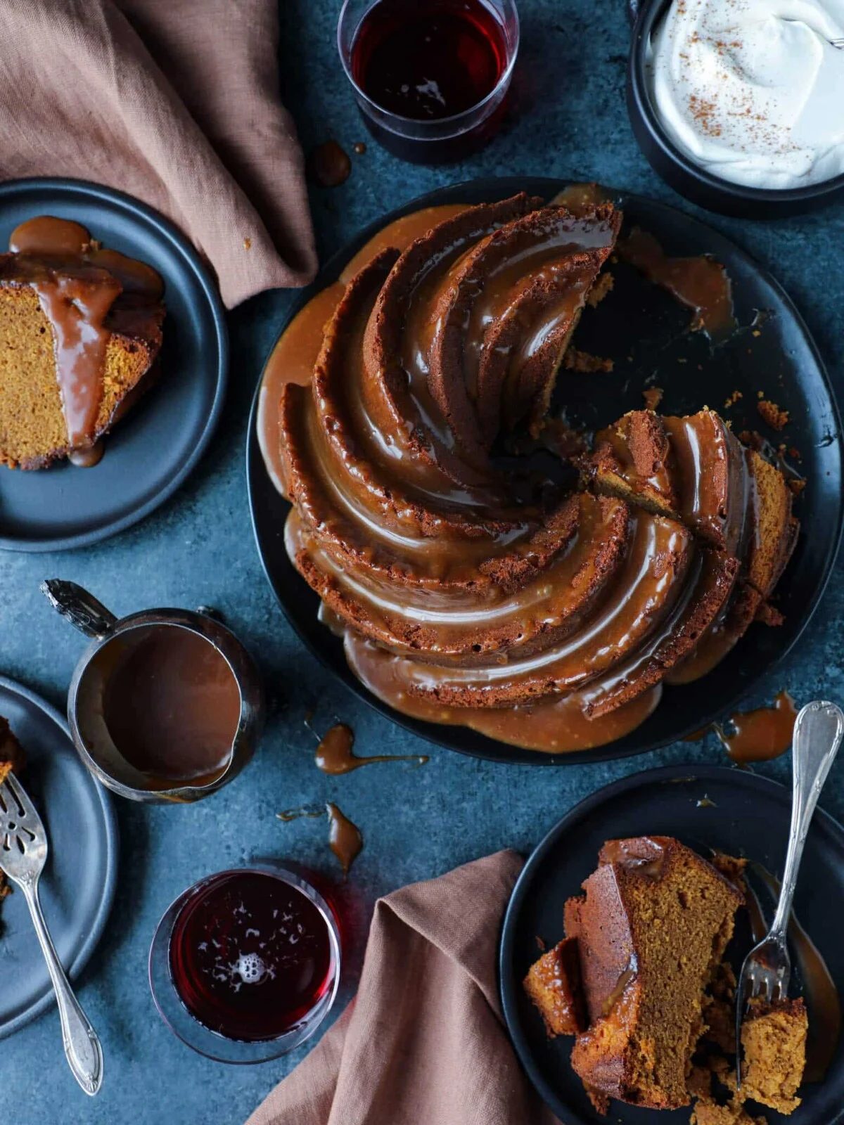 Molasses Cake Baked Until the Center Springs Back