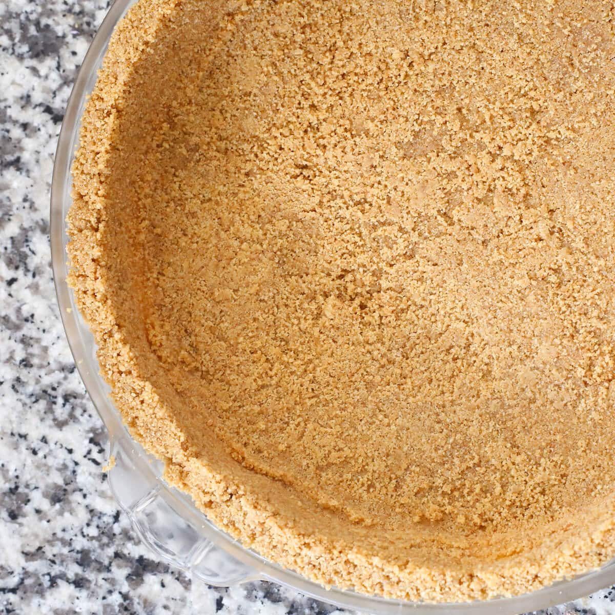 No Bake Graham Cracker Crust for the Dessert Plate