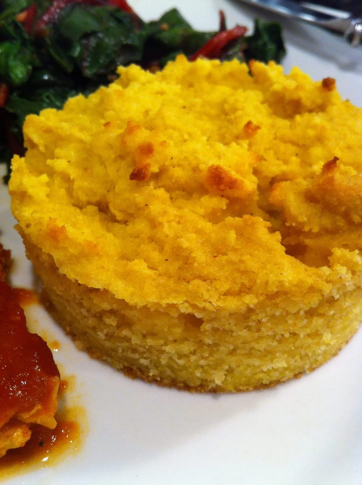 Northern Johnny Cake Baked Until the Center Springs Back