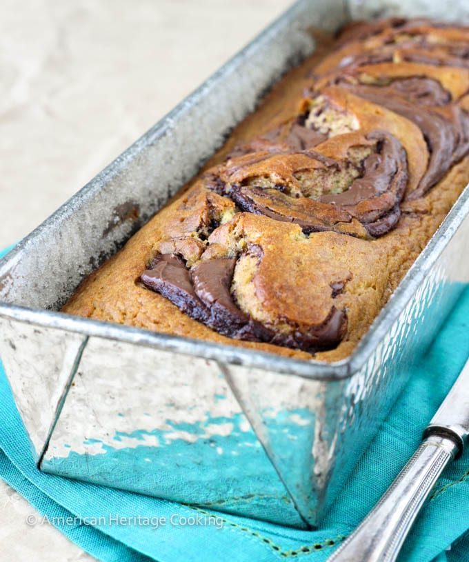 Nutella Banana Bread with a Steady Rise