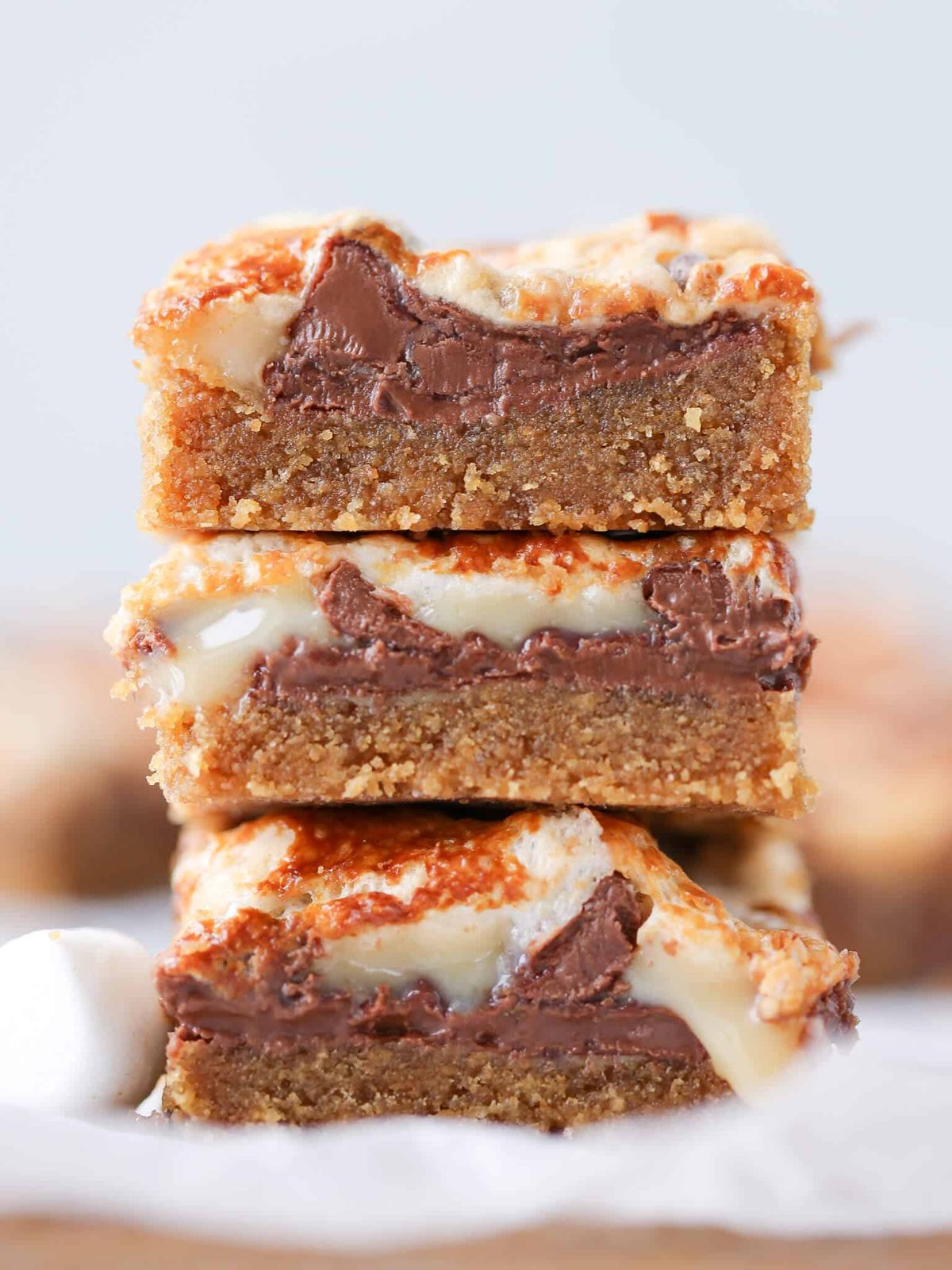 Ooey, Gooey Smores Bars for the Dessert Plate
