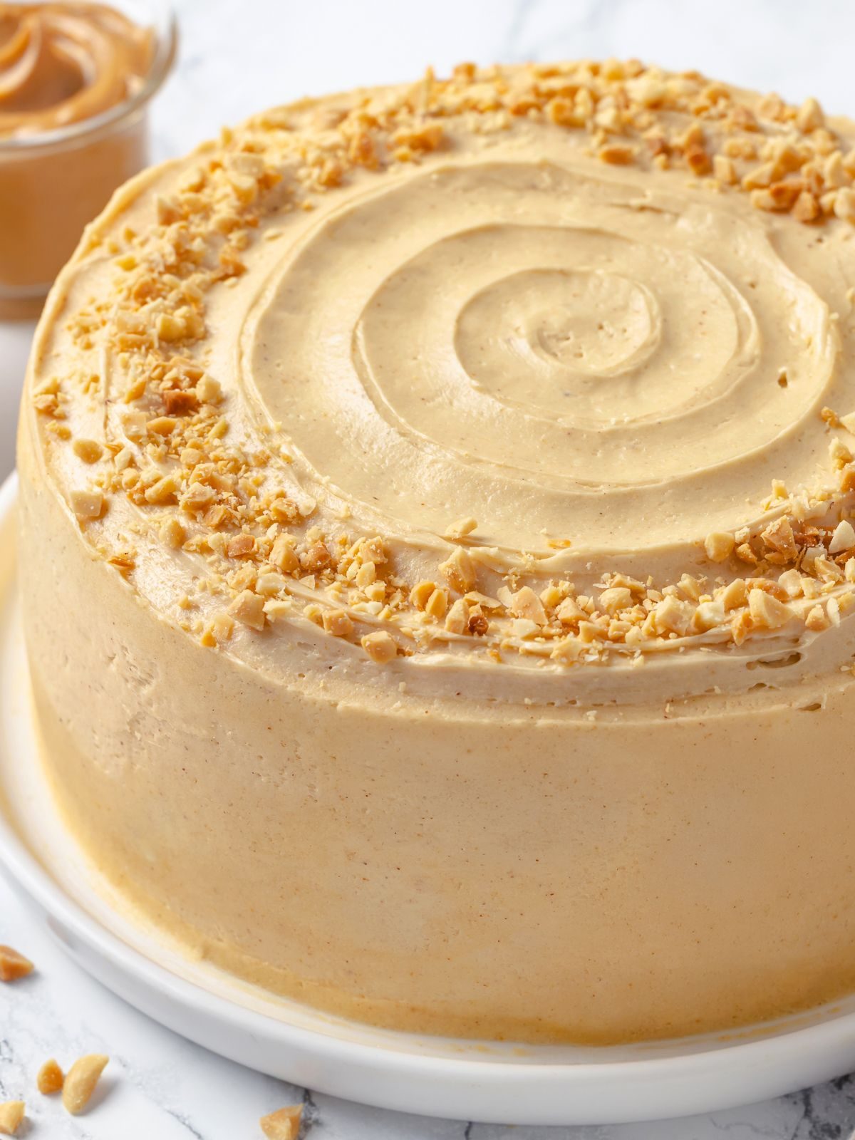 Peanut Butter Buttercream Whipped for Cakes
