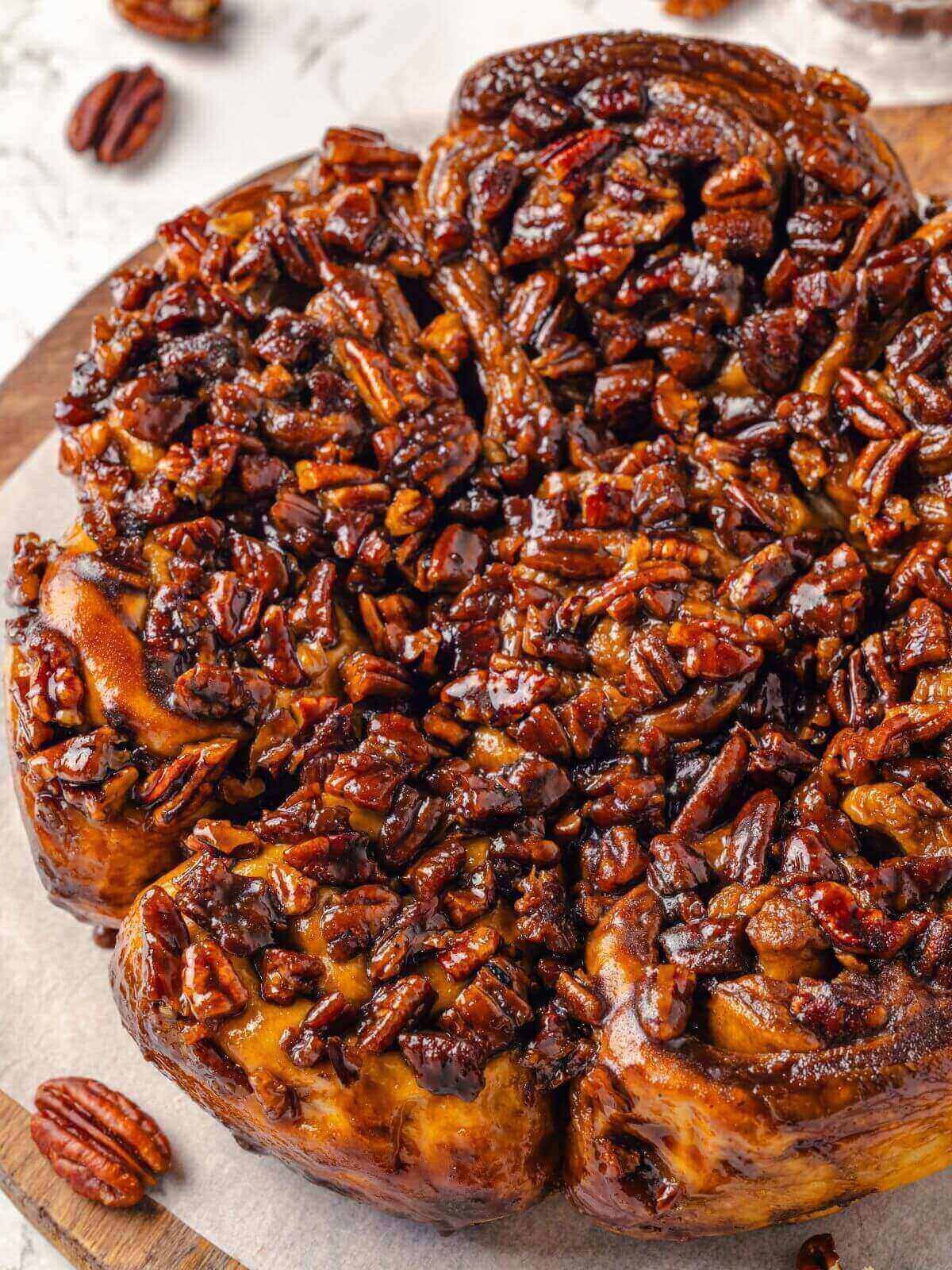 Pecan Sticky Buns before the Day Starts