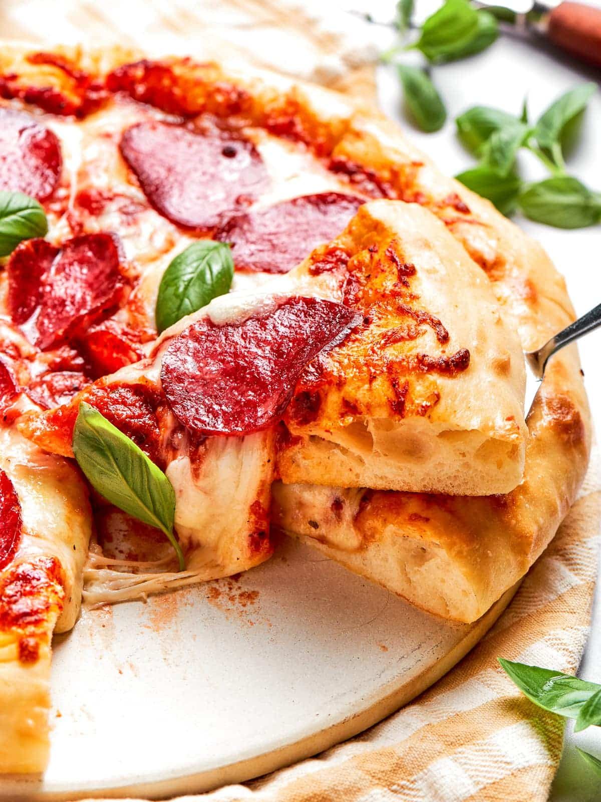 Pepperoni Pizza for the Home Table
