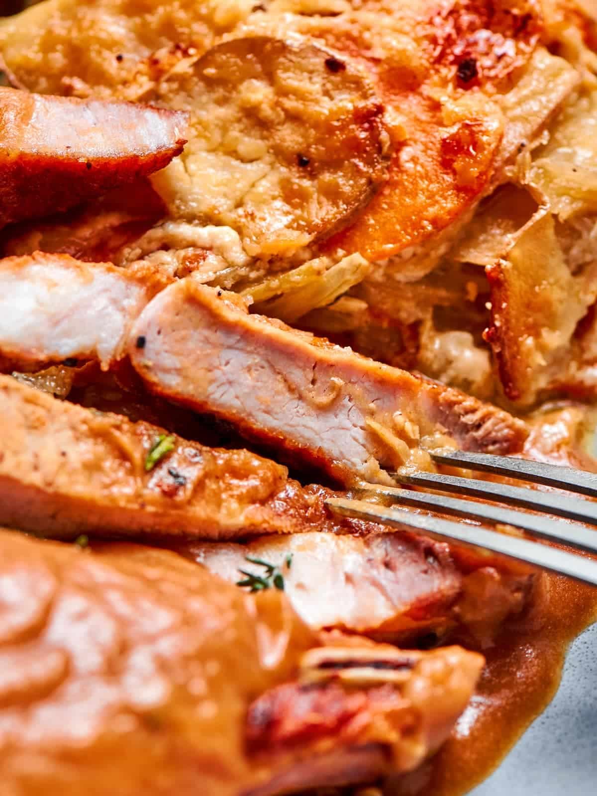 Pork Chops and Applesauce for a Weeknight Plate