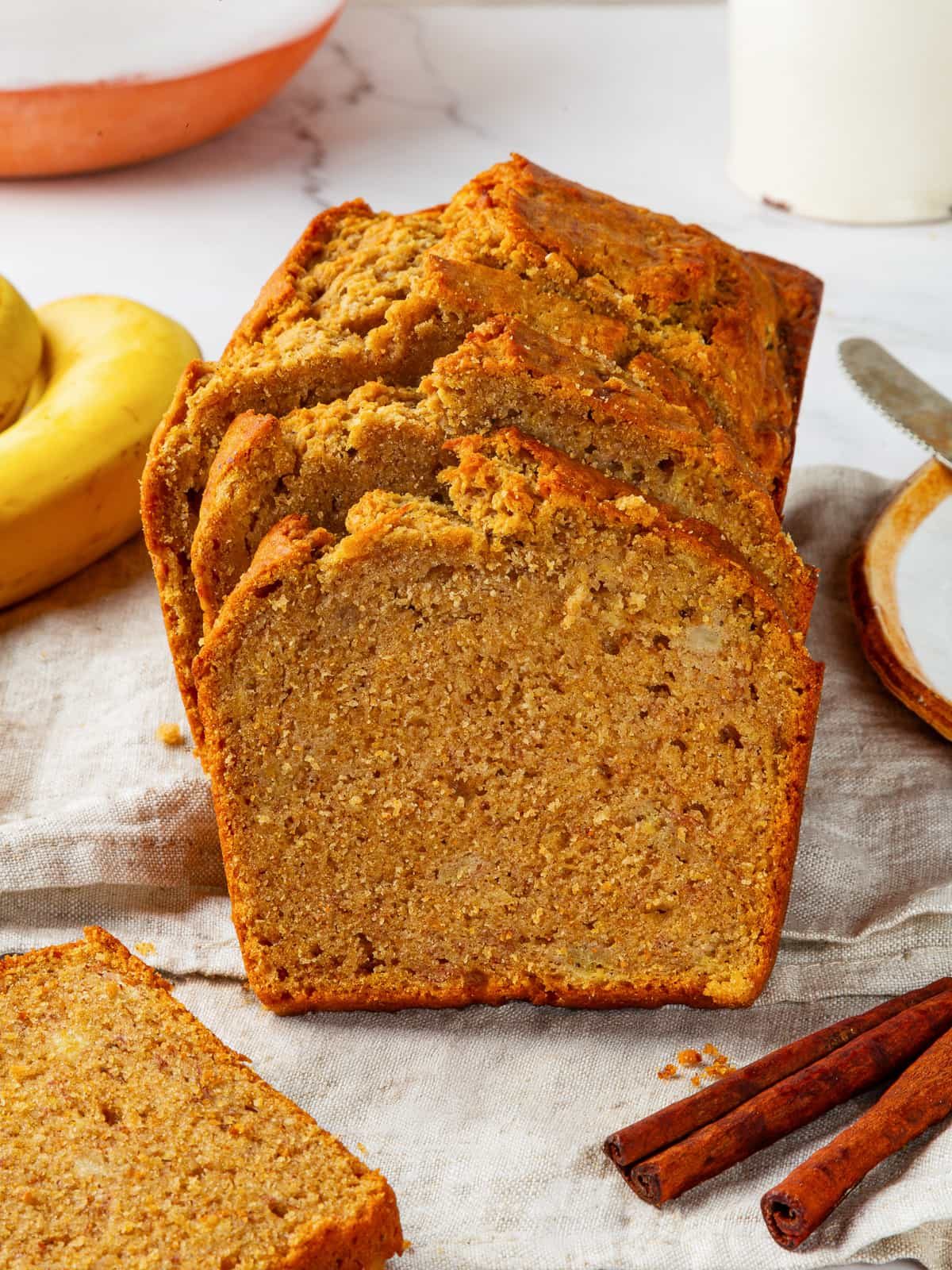 Pumpkin Banana Bread with a Steady Rise