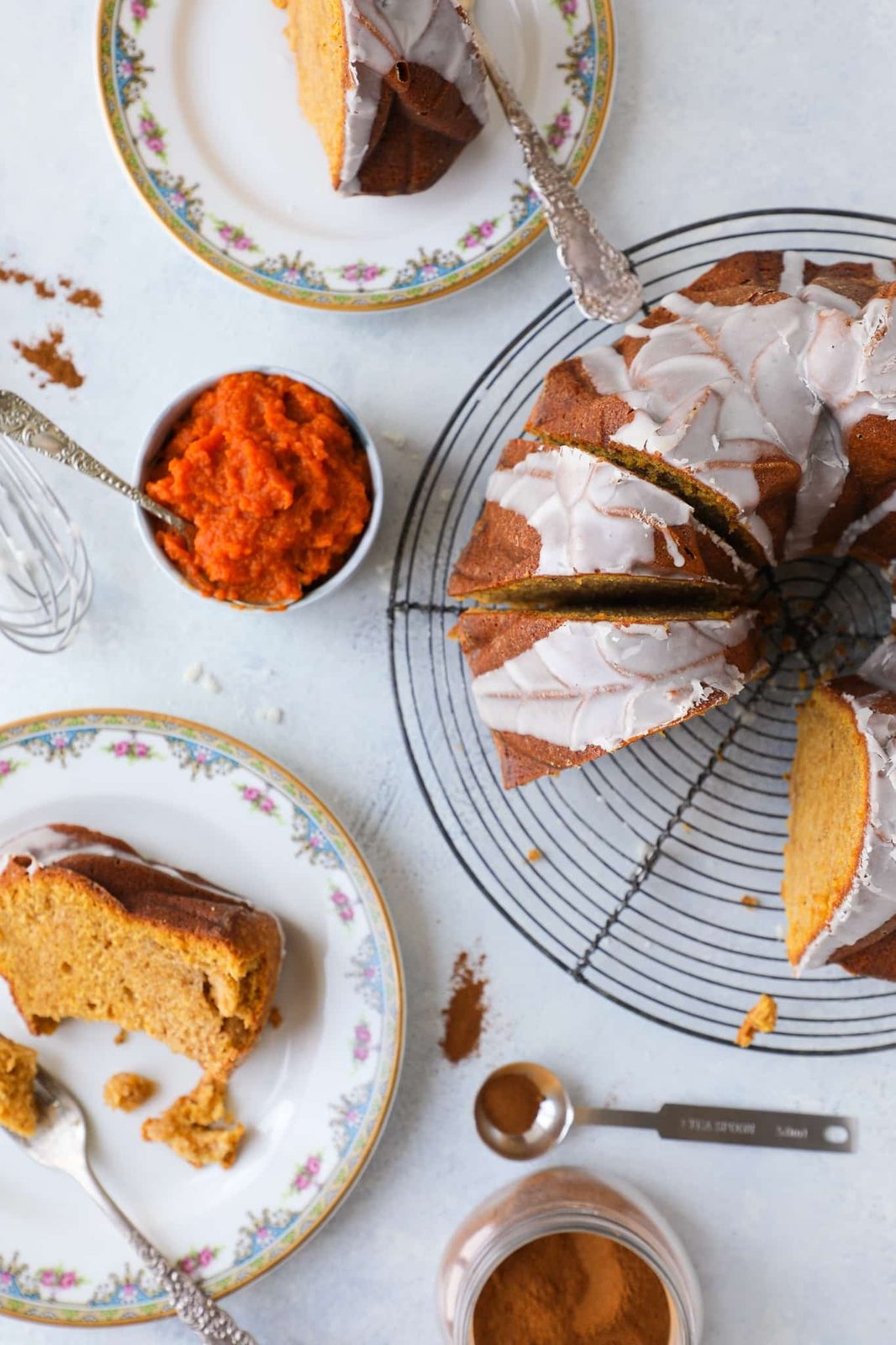 Pumpkin Bundt Cake with a Soft Crumb