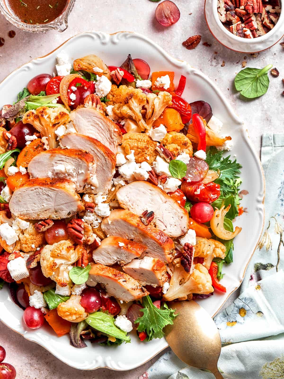 Roasted Vegetable Salad for a Bright Plate