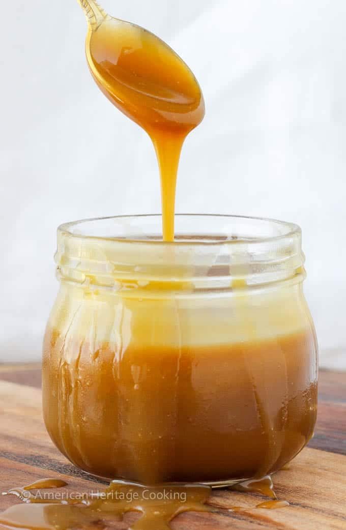 Salted Maple Caramel Sauce for Pouring