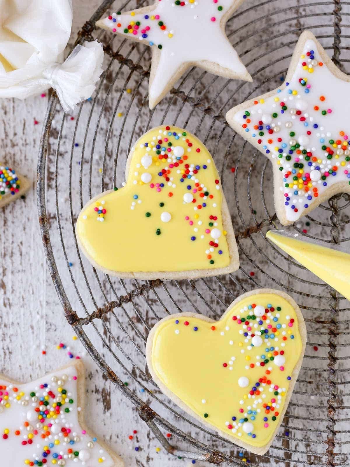 Soft Sugar Cookie Baked Until the Edges Set