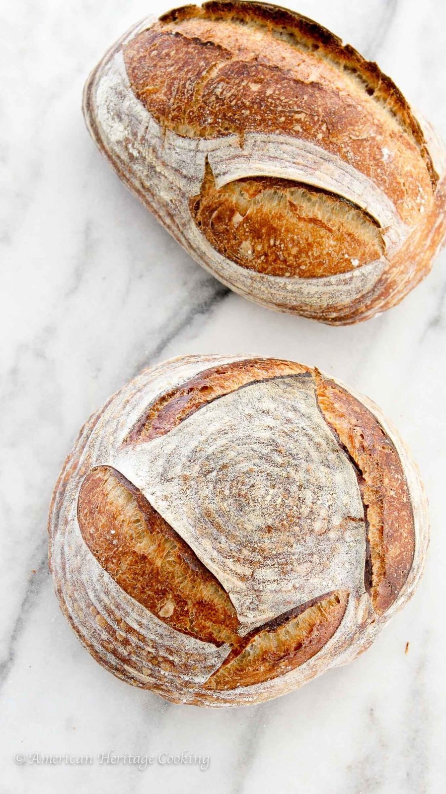 Sourdough Bread Baked with Steam