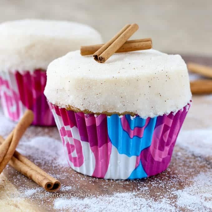 Sprinkles Triple Cinnamon Cupcakes Copycat with a Tall Crown