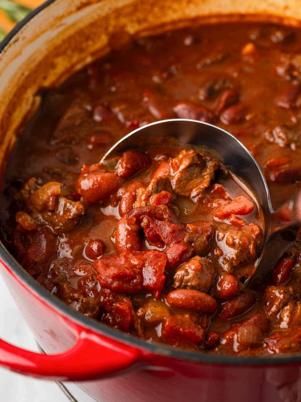 Steak Chili for the Home Table